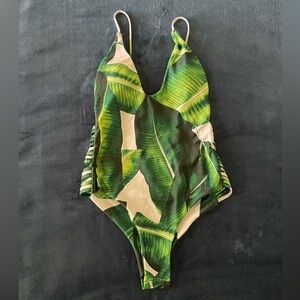 Tropical One Piece Swimsuit